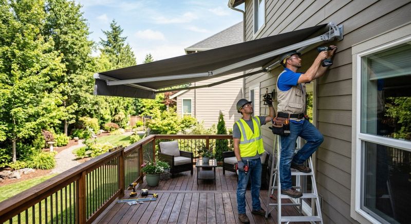 Deck Awning Replacement in Sonoma County, CA