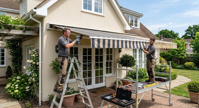 Canvas Awning Installation in Santa Rosa, CA