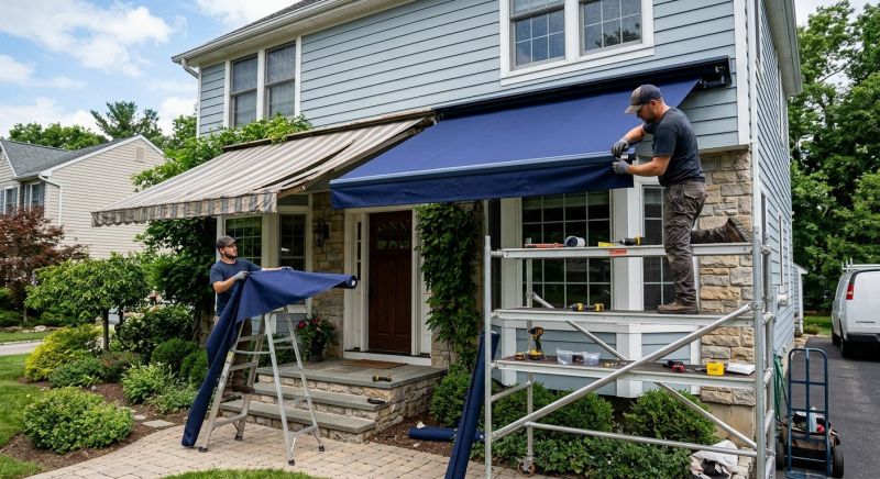 Cloth Awning Replacement in Santa Rosa, CA