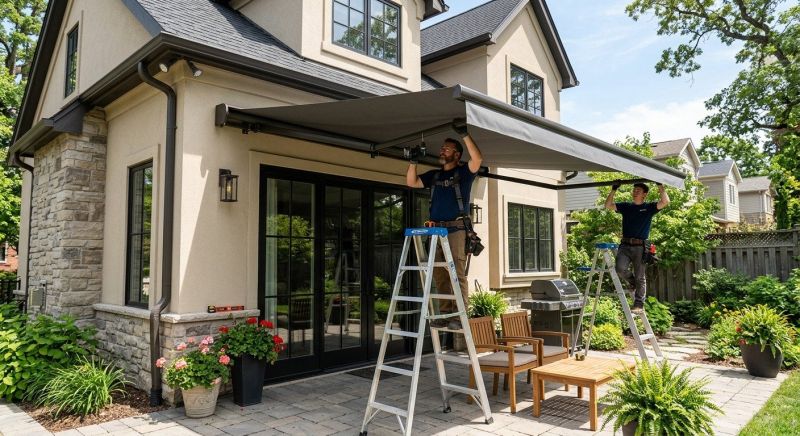 Custom Awning Installation in Napa, CA