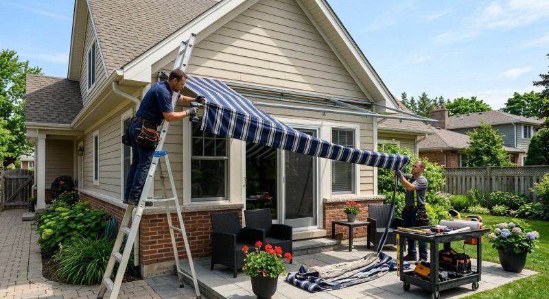Deck Awning Replacement in Santa Rosa, CA