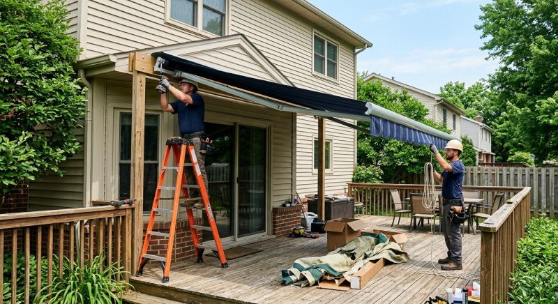 Fabric Awning Replacement in Sonoma County, CA