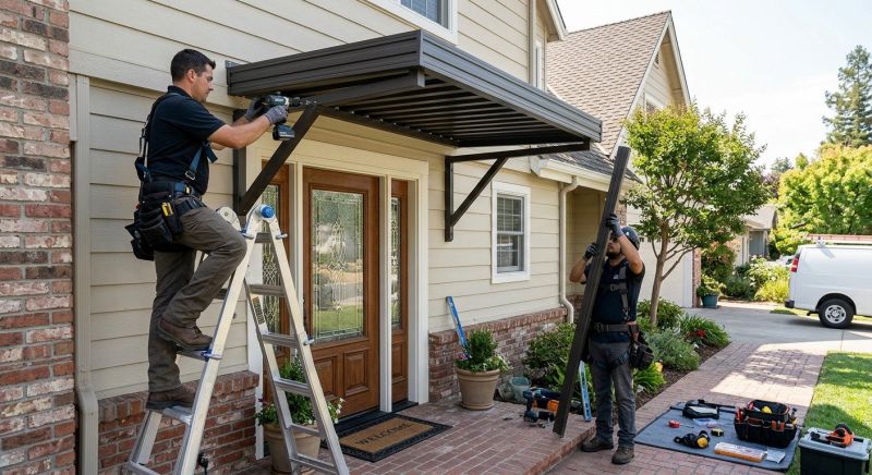 Metal Awning Replacement in Sonoma County, CA