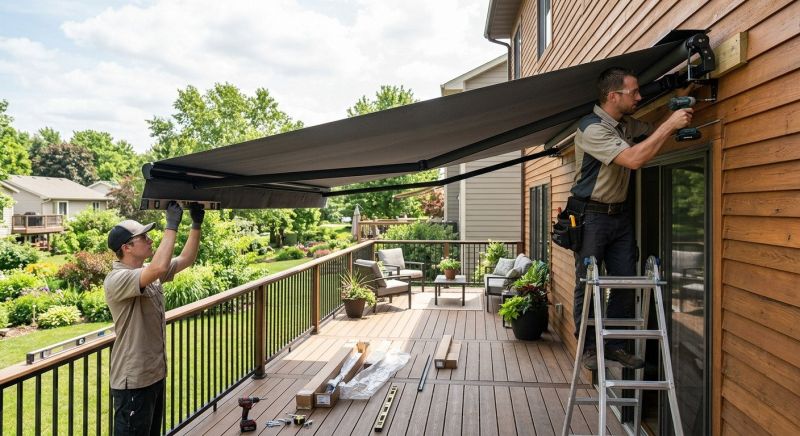 Retractable Awning Installation in Marin County, CA