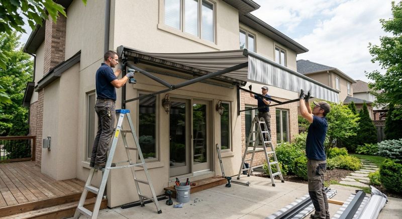 Retractable Awning Installation in Santa Rosa, CA