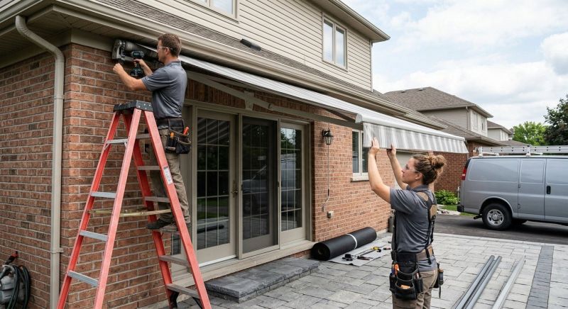 Retractable Awning Installation in Napa, CA