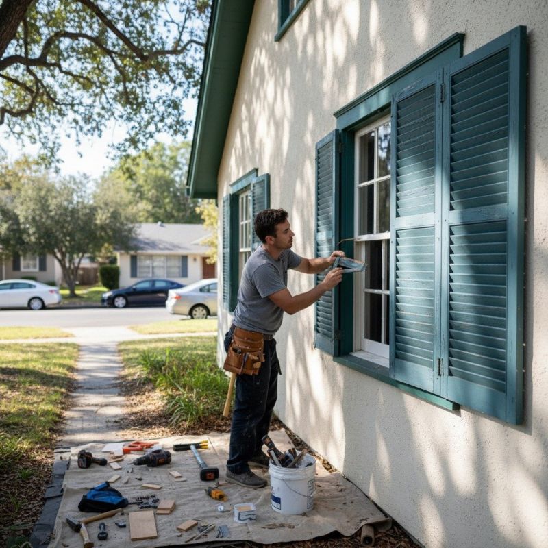 Shutter Reattachment in Overland Park, KS